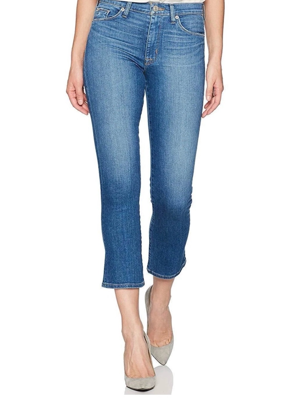 NWT Hudson High Rise Crop Harper Baby Kick Flare Reverie Denim Jeans Sz. 27